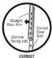 LIFT-MASTER 81602 - Connect the Door Arm to the Trolley - 2