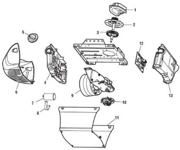 LIFT-MASTER 81602 - Repair Parts - 1