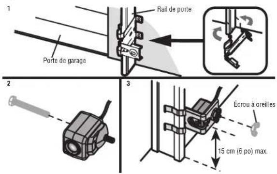 LIFT-MASTER 81550 - Installation du RAIL de porte - 1