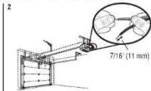 LIFT-MASTER 81550 - OPTION A - INSTALLATION WITHOUT PRE-WIRING - 2