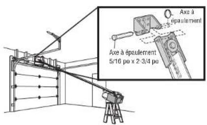 LIFT-MASTER 81550 - Fixer le rail au support de linteau - 2