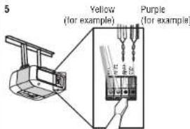 LIFT-MASTER 81550 - OPTION B - PRE-WIRED INSTALLATION - 5