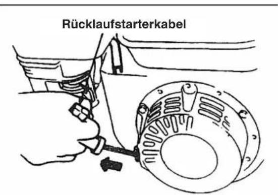 Rücklaufstarterkabel