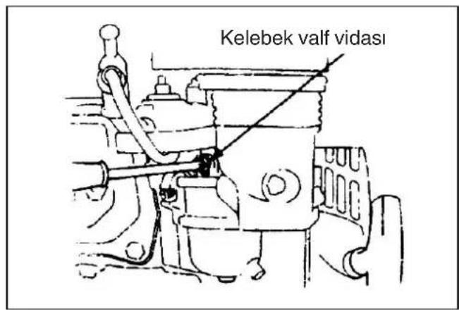 Kelebek valf vidası