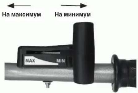 STIGA SRC 585 RG - Преди да използвате лоста на реверсивния механизмъм, намалете оборотите на двигателя. - 4