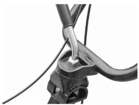 STIGA SRC 585 RG - REGULERING AV MOTORHAKKEN - 1