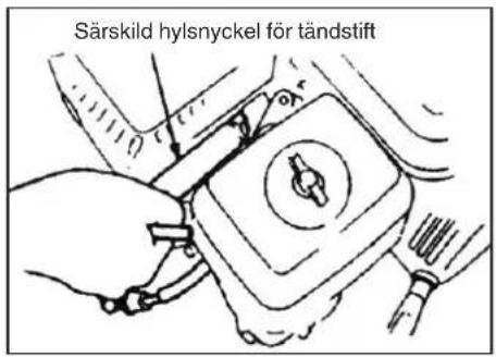 Särskild hylsnyckel för tändstift