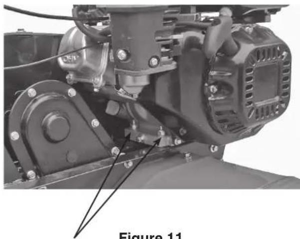 STIGA SRC 585 RG - Adjustment of belt tension: - 2