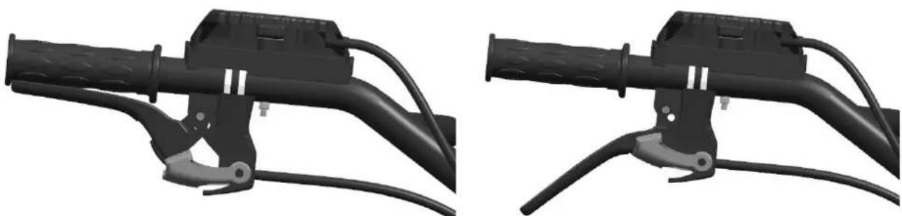 STIGA SRC 585 RG - Reduser motorturtallet før du bruker reversspaken. - 1