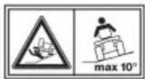 STIGA SWIFT 372e - HAZARD OF EJECTED OBJECTS. - 1