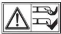 STIGA SWIFT 372e - CRUSHING HAZARD - 1