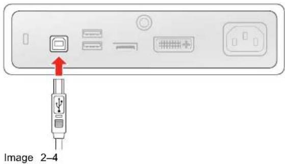 Barco Nio Color 2MP MDNC2123 - Pour raccorder les câbles - 2