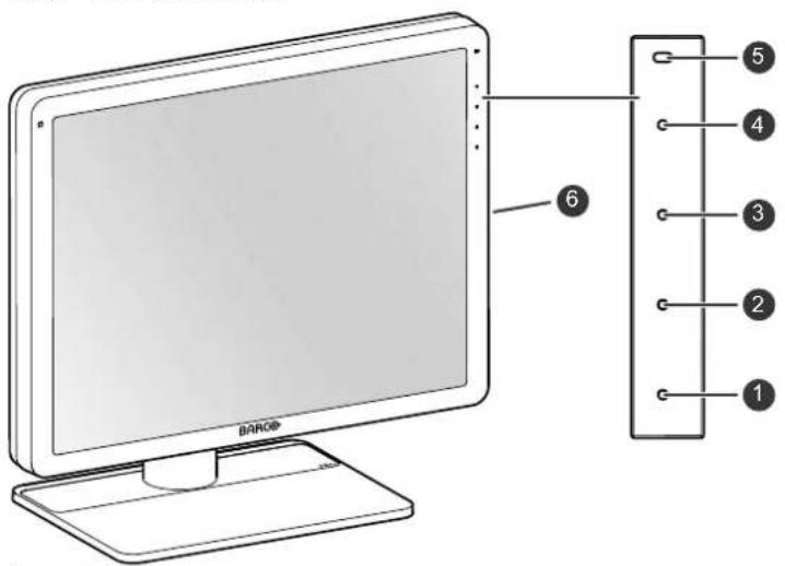Barco Nio Color 3MP Dental - Avant - 1