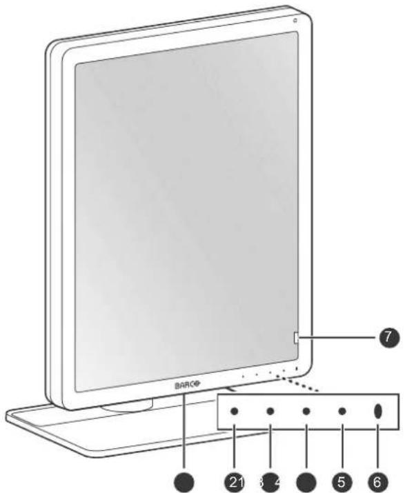 Barco Nio Color 3MP MDNC3421 - Avant - 1