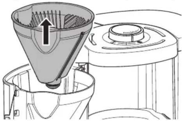 MELITTA Look V Therm Perfection - Removing the filter insert - 2