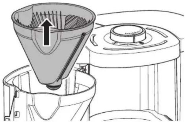 MELITTA Look V Therm Perfection - Estrazione dell'inserto filtro - 2
