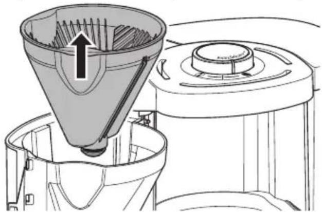MELITTA Look V Therm Perfection - Retirar el soporte del filtro - 2