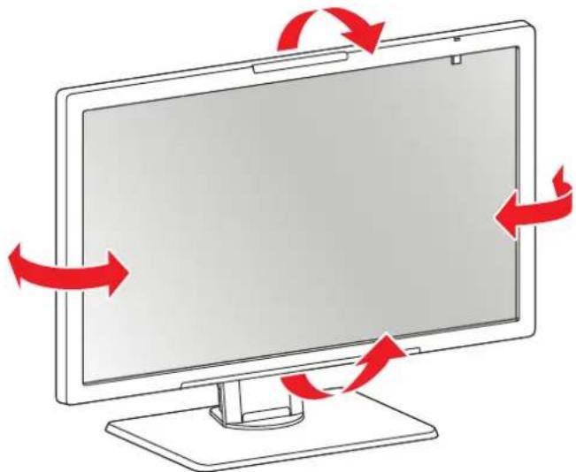 Barco MDPC8127 - Pour régler la position de l'écran - 1