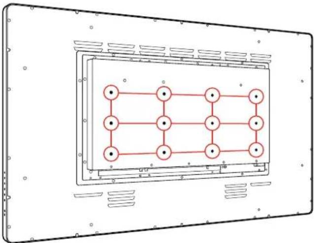Barco MDAC8355 - Installation d'un support VESA - 1