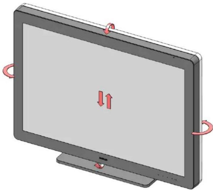 Barco Coronis Uniti MDMC12133 - Pour régler la position de l'écran - 1