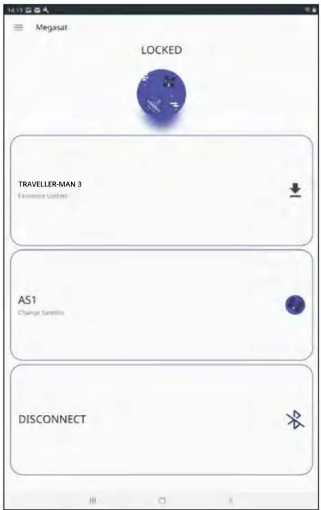 MEGASAT TravellerMan 3 - Application mobile pour contrôler l'antenne - 1