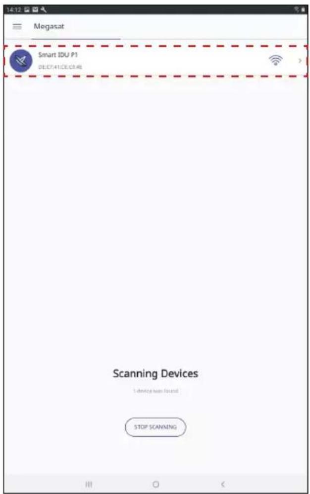 MEGASAT Caravanman Kompakt 3 - Connecting the control unit to the mobile device - 2