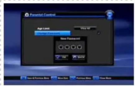 Parental Control Age Limit New Password New Password New & Preference Name New Name Appearance Name Close World