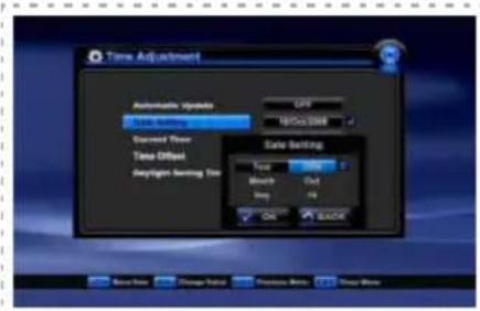 Time Adjustment Automable Outputs Time Setting Current Time Time Offset Maxigen Setting Time GPs MPbox 2000 Safe Setting Text Blurb Drop OUT OK BACK Base Size Change Total Previous Win Close Win