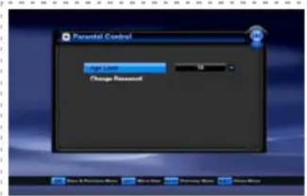 Parental Control Save As Change Password