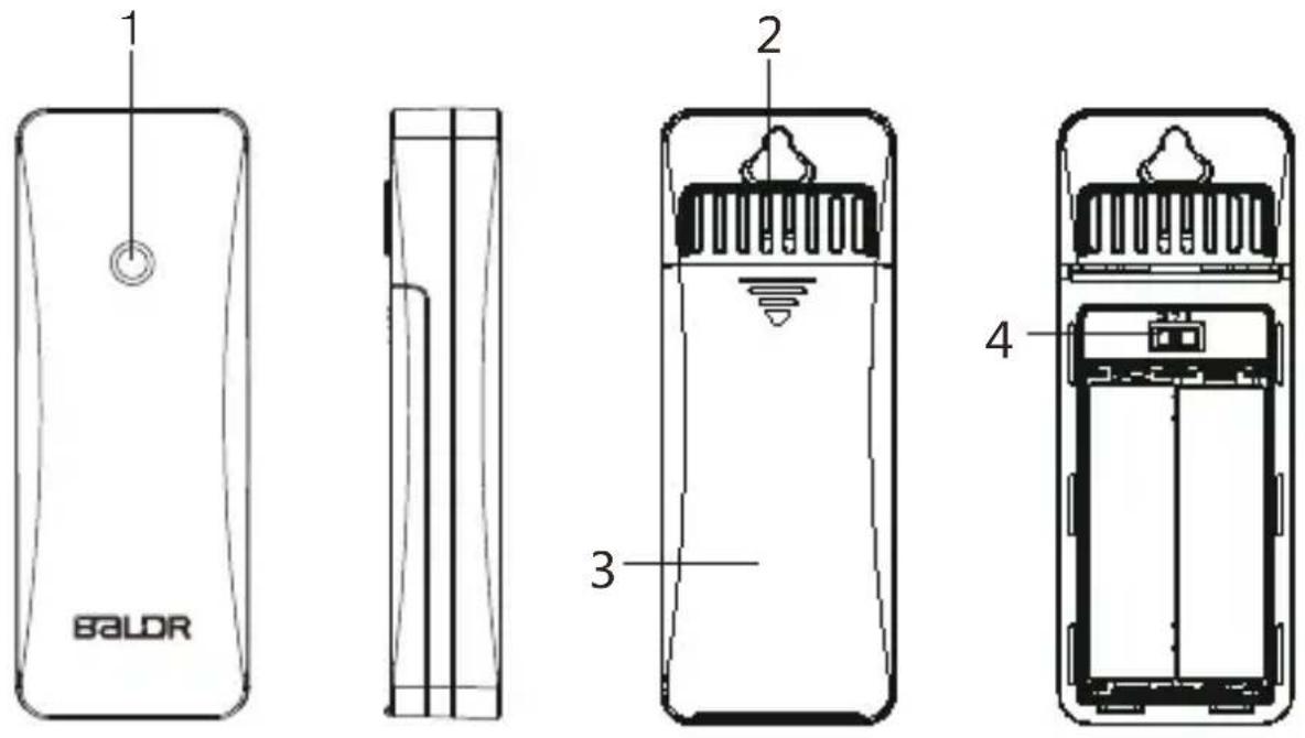 Baldr B360WC - SENSORE ESTERNO - 1