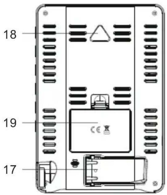 Baldr B360WC - DRAHTLOSE FARB WETTERSTATION MIT 3 FERNSENSOREN - 5