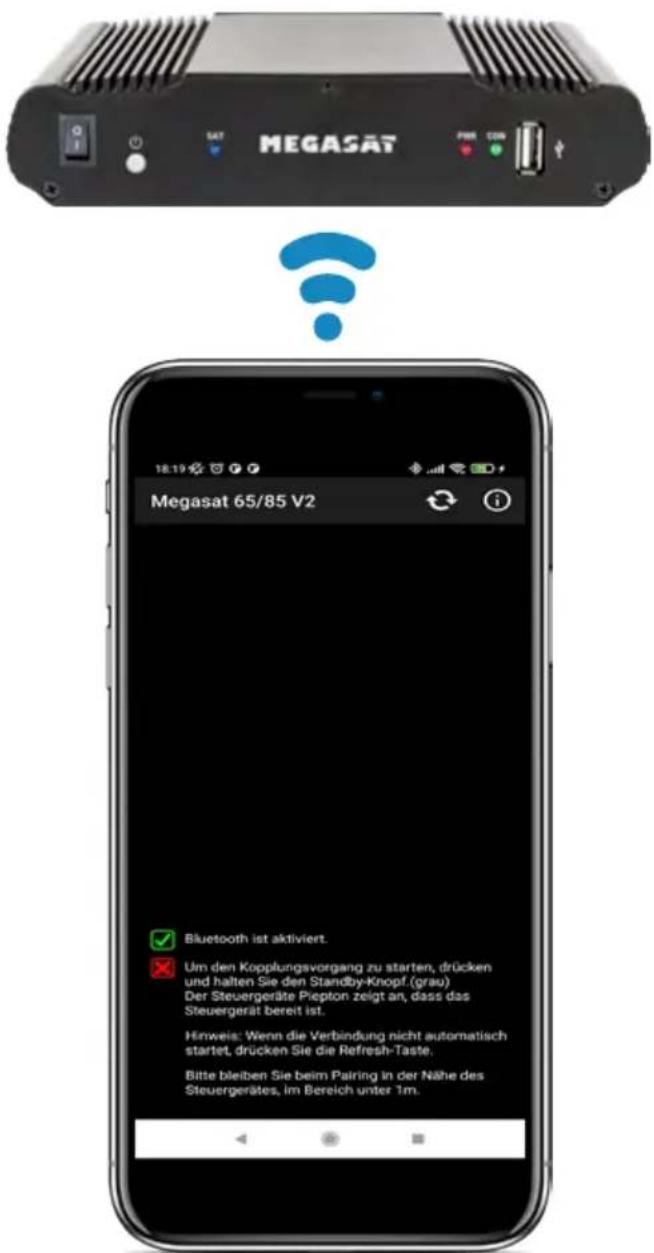 MEGASAT Caravanman 65 Premium V2 - Connexion avec l'unité de commande - 1