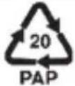 SILVERCREST SADL 300 A1 - Symbole matériau contenu dans les éléments - 8