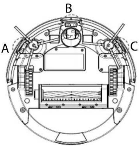 MEDION MD 19305 - Sensori sul robot - 1