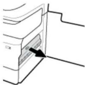 HP PageWide Managed P77760z - 文書フィーダの紙詰まりを解決する - 6