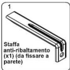 CONTINENTAL EDISON CECDF6060B1 - KIT ANTI-RIBALTAMENTO - 1