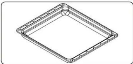 CONTINENTAL EDISON CECDF6060W1 - The Deep Tray - 1