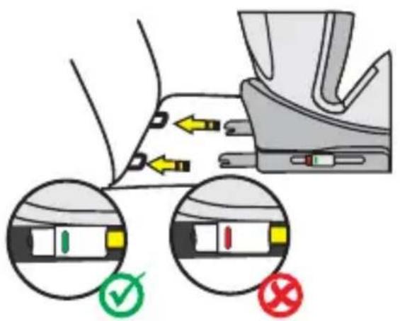 Diagram showing device status change with checkmark and cross symbols indicating status indicators