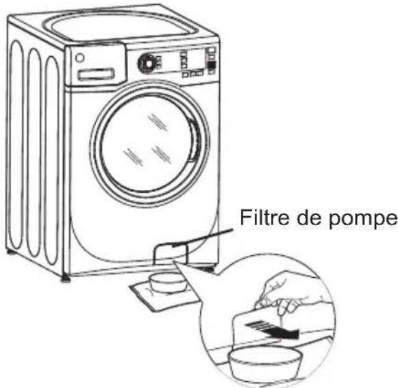 MIDEA MLH52N5AWW - Nettoyage du filtre de la POMPE - 1