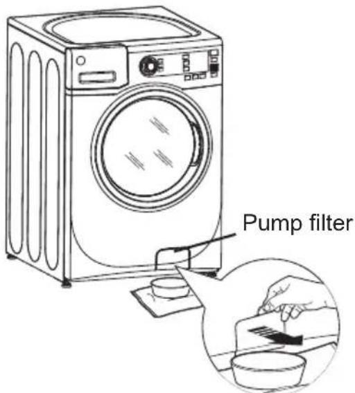 MIDEA MLH52N5AWW - CLEANING THE PUMP FILTER - 1