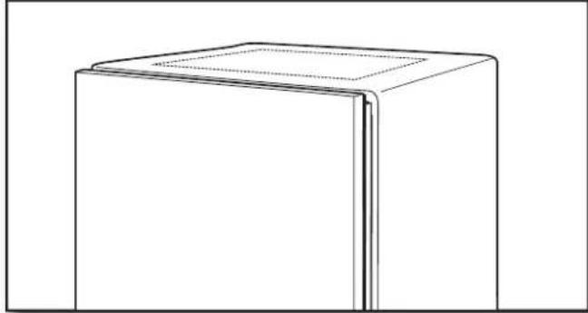 KITCHENAID KDFE204KBS - Si installé dans une ouverture de 33 ^5/8 po (85,4 cm) - 1