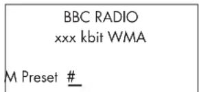 ROTEL RDG1520 - Storing a radio station in a preset - 1