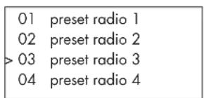 ROTEL RDG1520 - Wiedergabe eines gespeicherten Radiosenders - 1