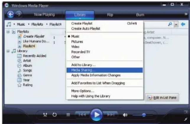 ROTEL RCX1500 - Impostazione di Server UPnP in PC - 1