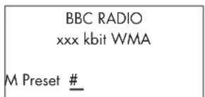 ROTEL RCX1500 - Storing a radio station in a preset (remote only) - 1