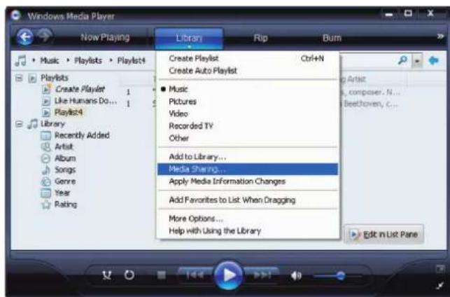 ROTEL RCX1500 - Setting up UPnP Server in PC - 1