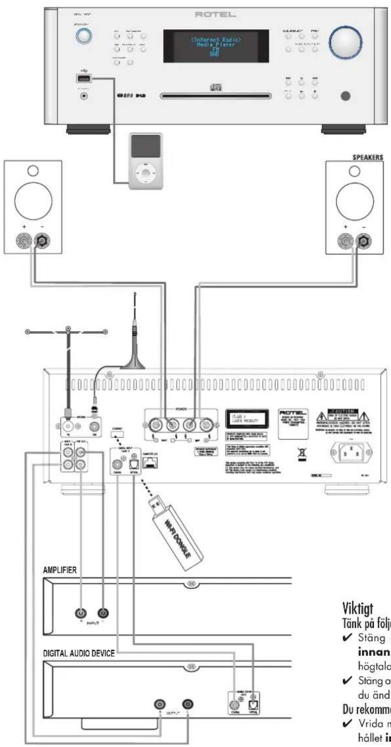 ROTEL RCX1500 - VIKTIG INFORMATION FÖR LASERPRODUKT - 4
