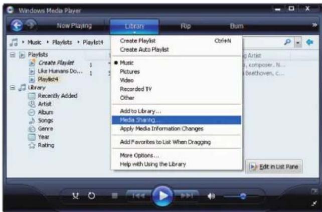 ROTEL RCX1500 - Configuración de un servidor UPnP en un PC - 1