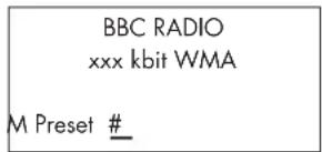 ROTEL RCX1500 - Storing a radio station in a preset (remote only) - 1