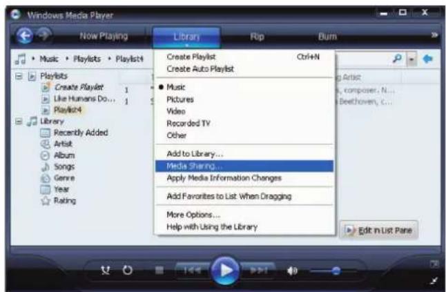 ROTEL RCX1500 - Paramétrer un service upnp dans le PC - 1